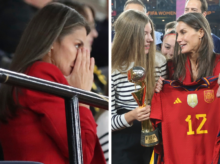 Letizia Ortiz y la infanta Sofía vivieron a pura emoción la final del Mundial de Fútbol femenino