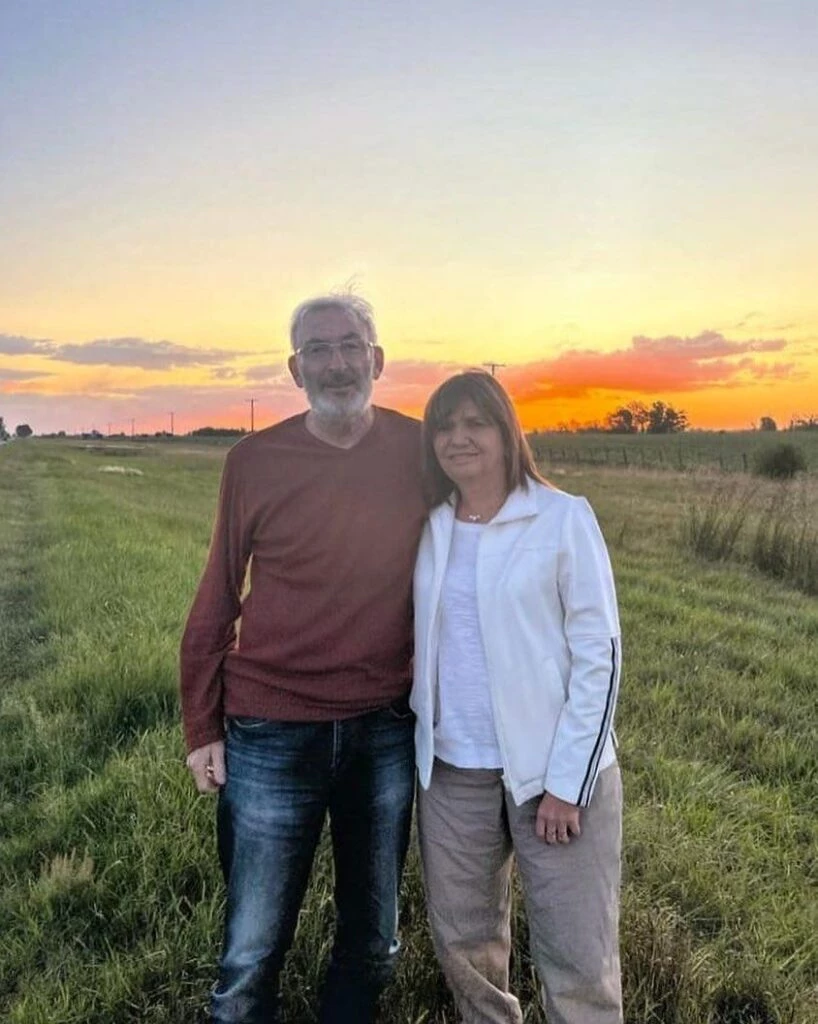 Patricia Bullrich y Guillermo Yanco.