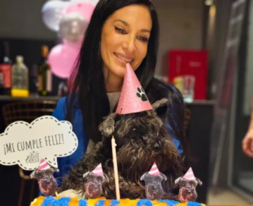 Silvina Escudero festejó a lo grande el cumpleaños de su mascota