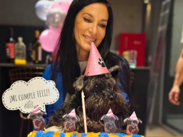 Silvina Escudero festejó a lo grande el cumpleaños de su mascota