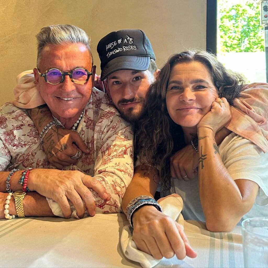 Ricardo Montaner posó con Ricky y Marlene.