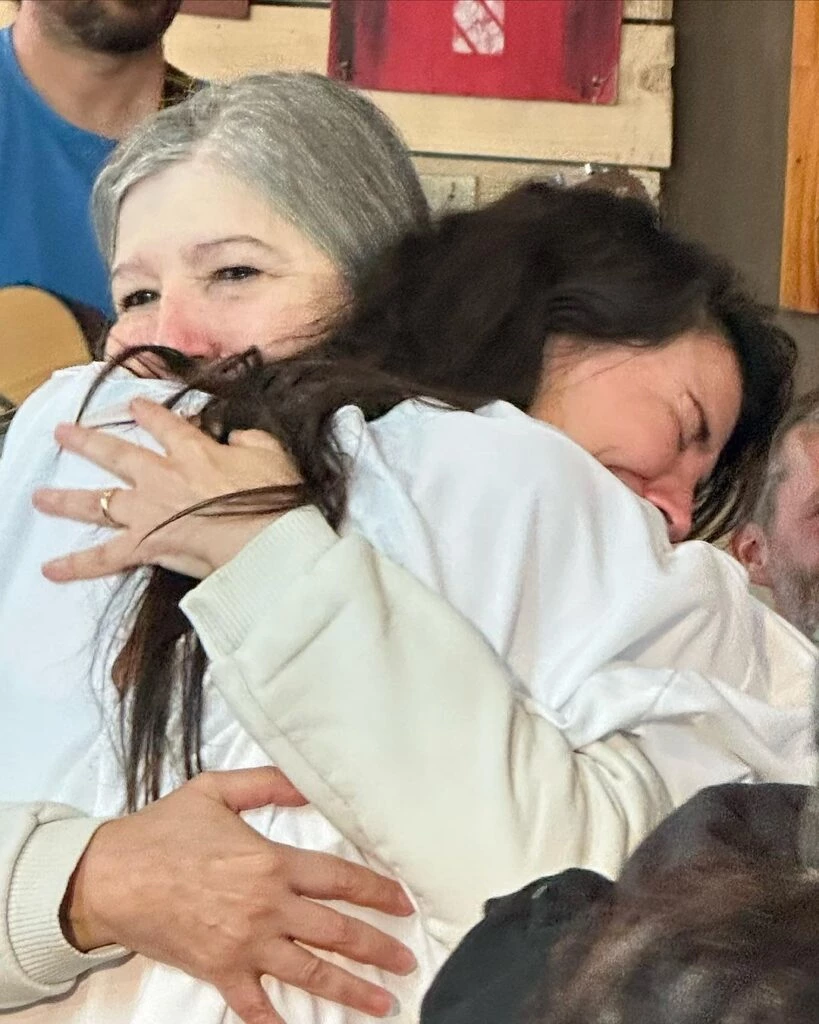 La artista agradeció a sus amigos por la compañía. Foto redes sociales. 