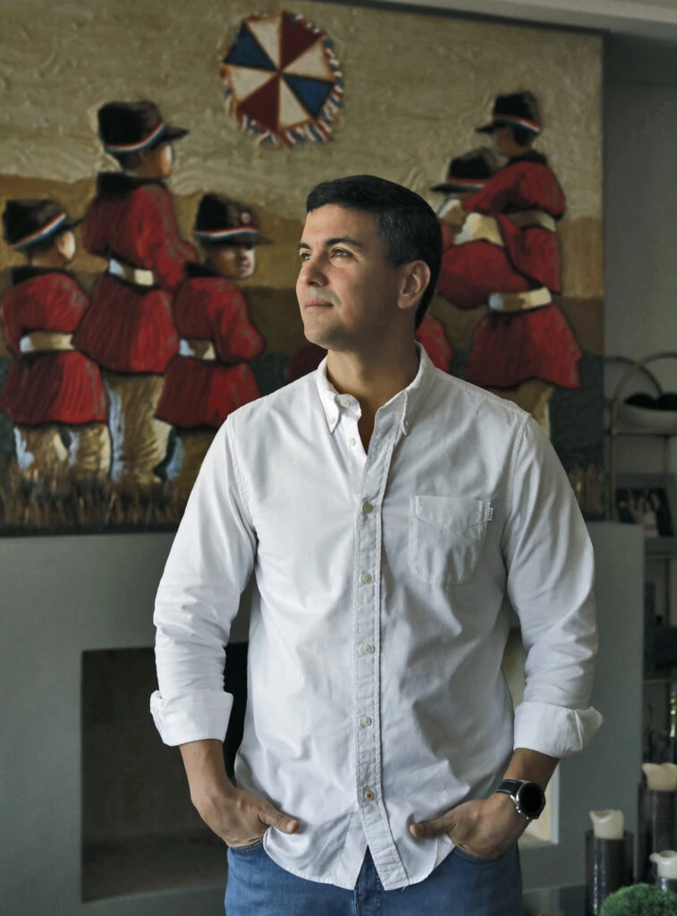 Santiago Peña, el presidente de Paraguay