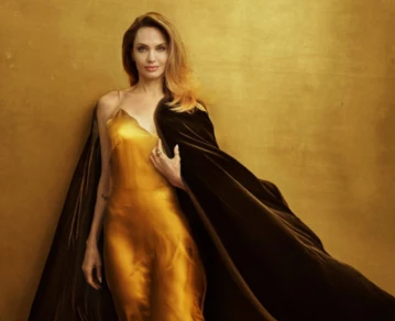 Angelina Jolie reapareció con sus hijos del medio en una entrevista para Vogue