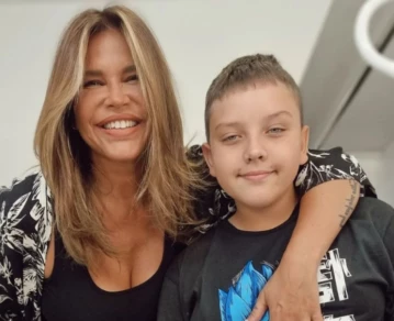 Thiago, el hijo de Nazarena Vélez, cumplió 13 años y así lo festejó