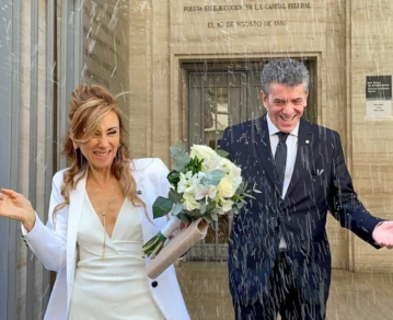 Maximiliano Guerra y Myriam Barroso se casaron