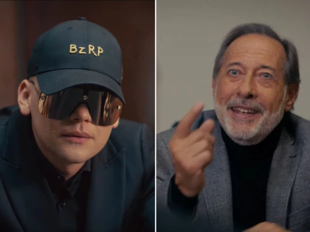 Bizarrap y Guillermo Francella