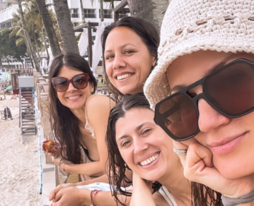 Las alocadas vacaciones de Paula Chaves, con amigas, en Brasil