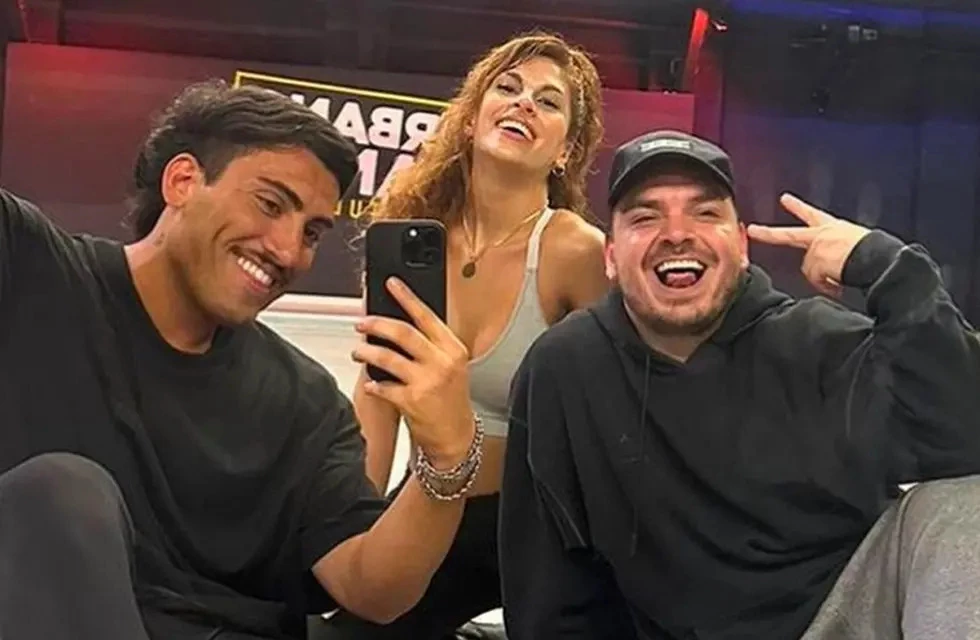 Tomás Holder cara a cara con su ex coach. Foto redes sociales.