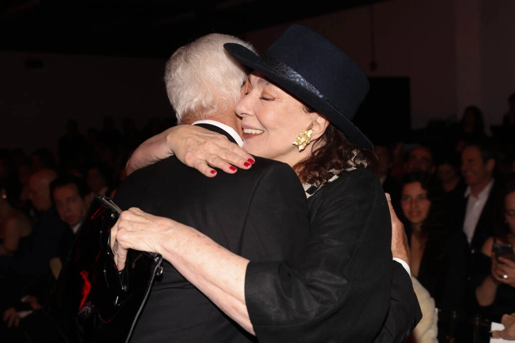 Graciela Borges con Eduardo Costantini.