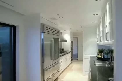 Así es la cocina del artista. Foto archivo.