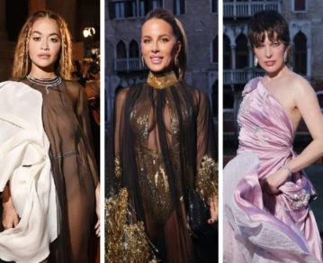 Rita Ora, Kate Beckinsale y Milla Jovovich en la gala AmfAR Venecia 2023