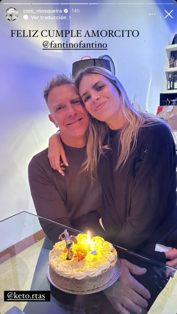 La celebración íntima de Alejandro Fantino.