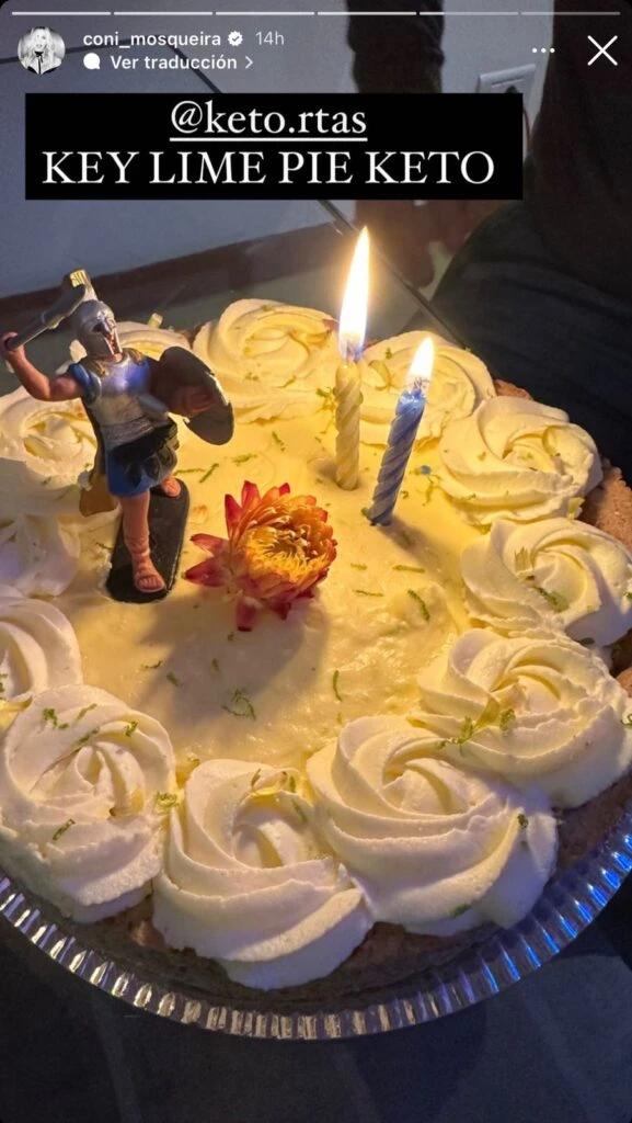 Torta con guerrero medieval para Fantino.