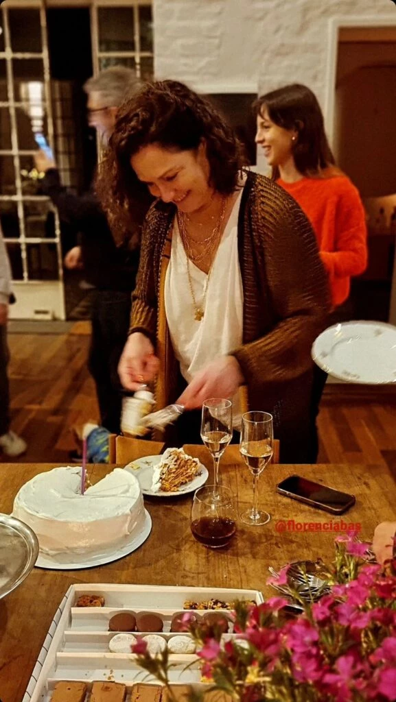 La mesa dulce del cumpleaños de Florencia Bas.