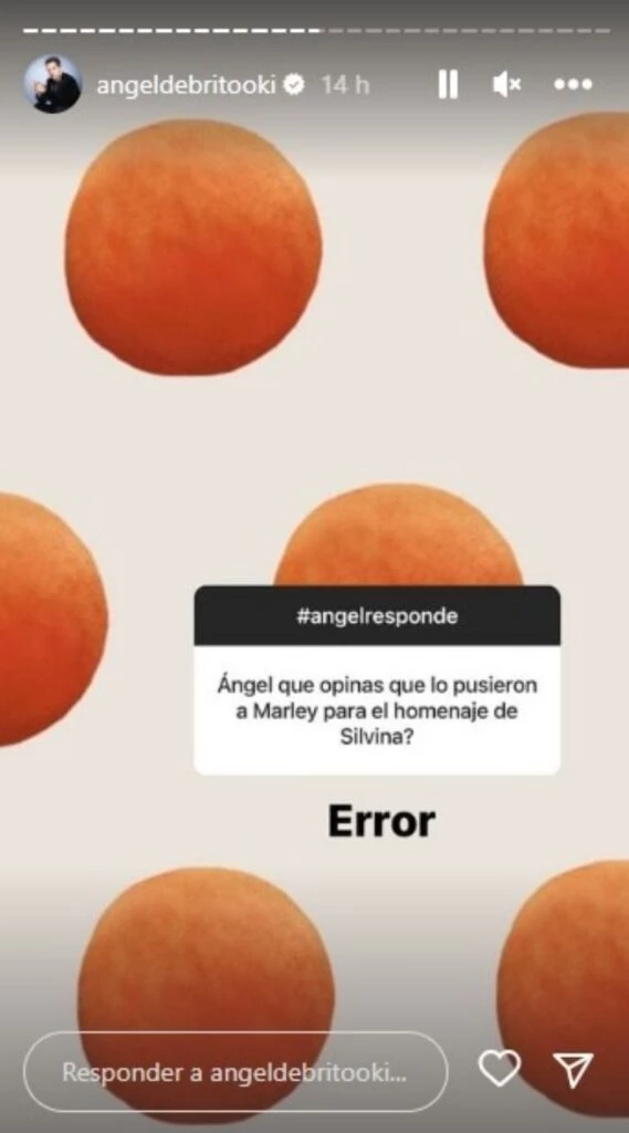 Ángel de Brito criticó a Marley. Captura de pantalla.