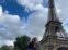 Ivana Nadal junto a la Torre Eiffel. Foto redes sociales.