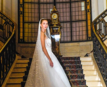 Juana Tinelli en el desfile dde Claudia Arce