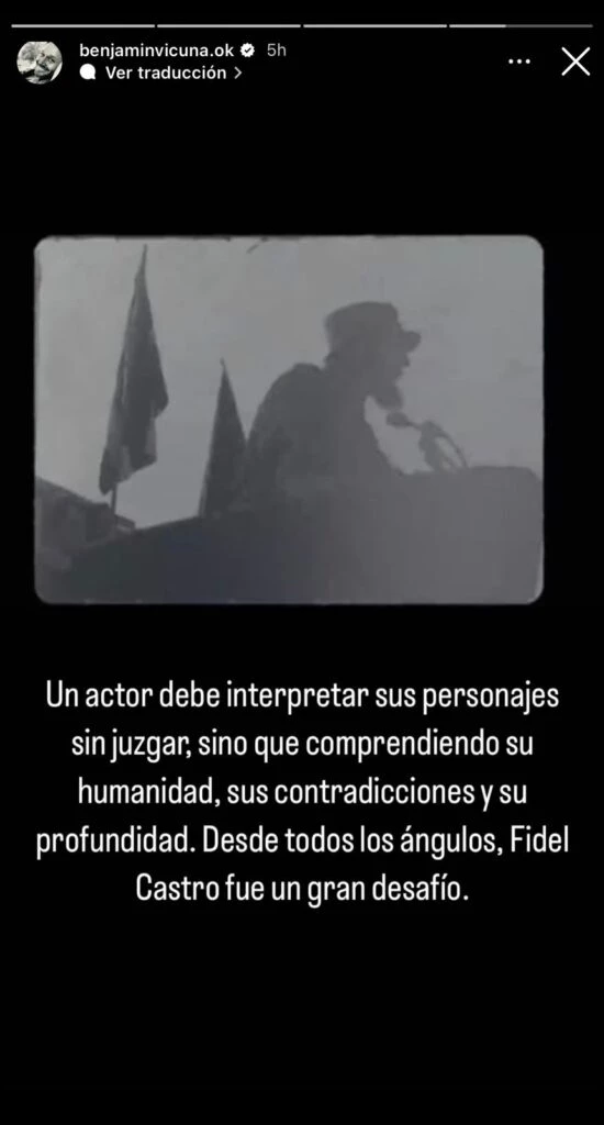 El descargo de Benjamín Vicuña.