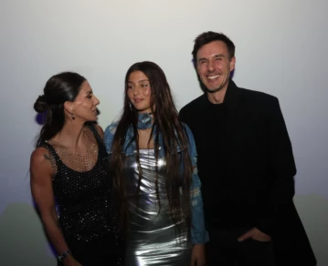 milagros brito, delfina moritan y roberto garcia moritan