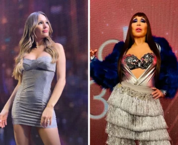 Los silver looks de Pampita y Moria Casán