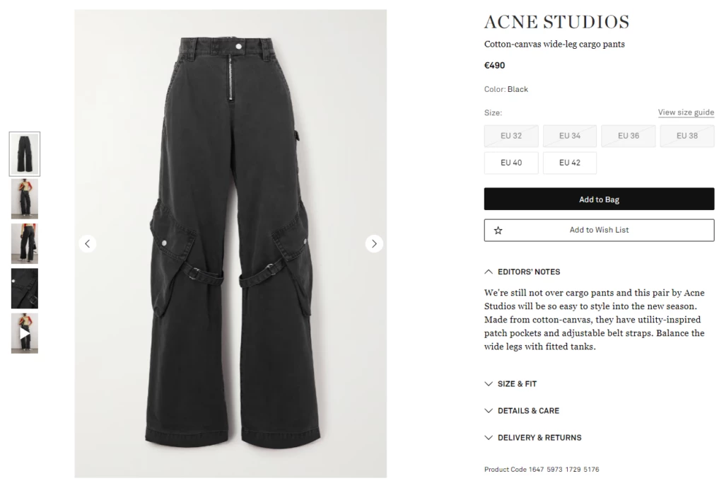 Captura de la tienda oficial.