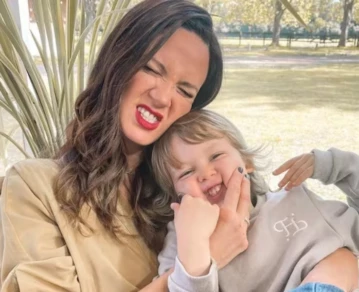 paula chaves y su hijo baltazar
