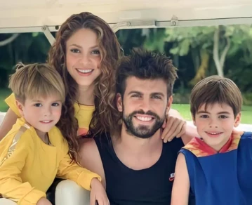 shakira, pique y sus hijos