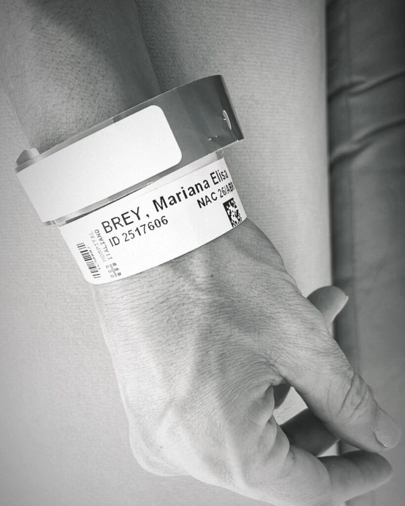 La internación de Mariana Brey. 