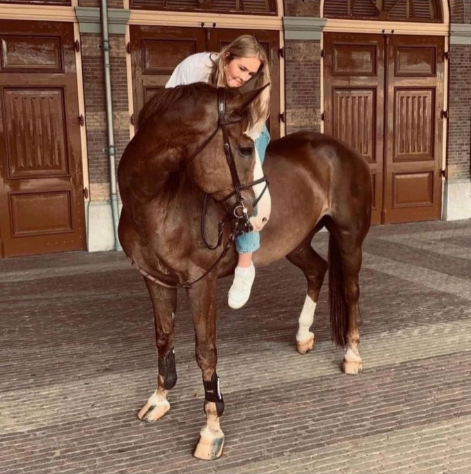 La princesa Amalia, herederaq del trono.