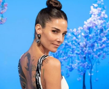 Juana Viale en el estreno de su programa