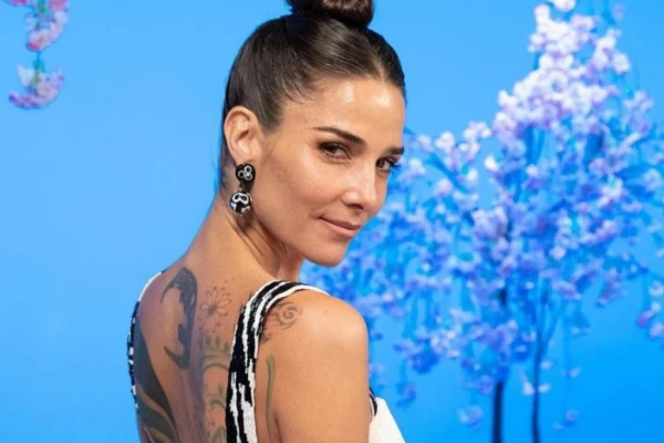 Juana Viale en el estreno de su programa