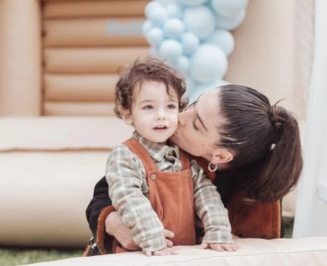 Juana Repetto y su hijo Belisario