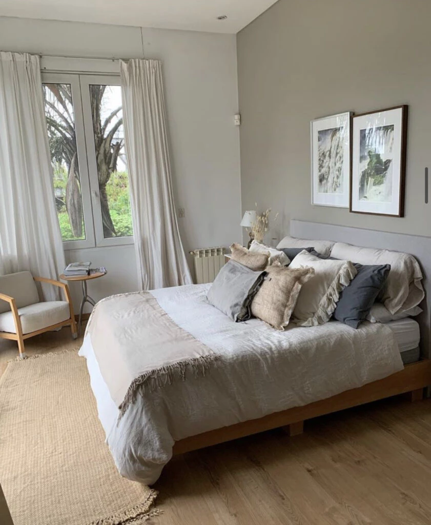 Así es la habitación de Flavia Palmiero.