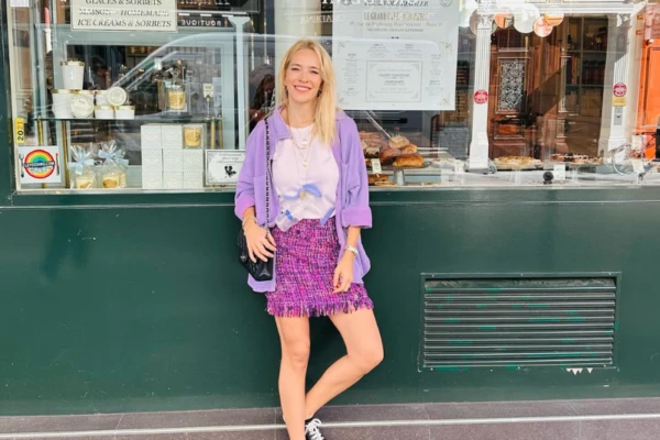 Luisana Lopilato en una fiesta en Canadá