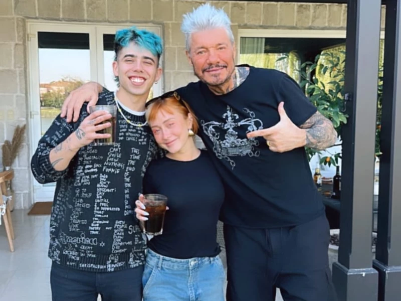 Marcelo Tinelli compartió un domingo de fiesta junto a sus nuevos amigos, Tuli Acosta y Luck Ra