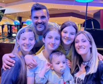 Toda la intimidad del cumpleaños de Indiana con Mica Viciconte y Fabián Cubero