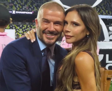 Victoria y David Beckham