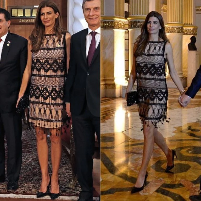 El look charleston de Juliana Awada. @julianaawadalooks