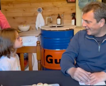 Sergio Massa se juntó con Ian, el niño que recorrer el país concientizando sobre el autismo