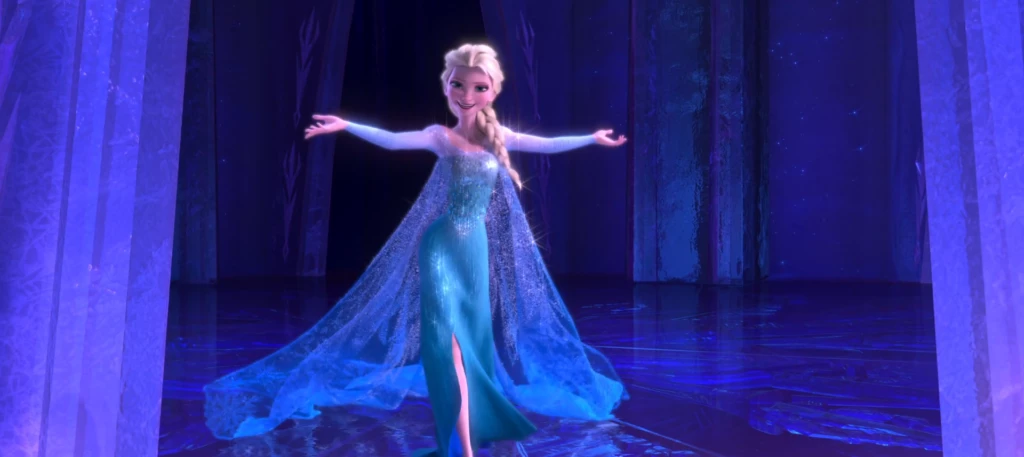 Elsa, una de las emblemáticas princesas de la película de Disney. 