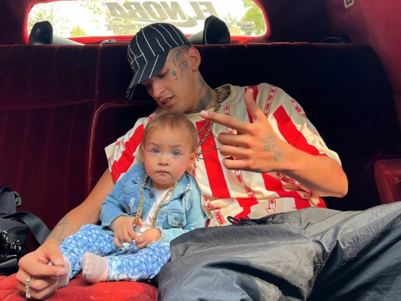 L-Gante fue a la televisión con su hija Jamaica y presentó a su abuela Nelly Castro 