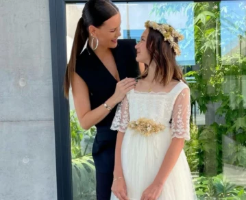 Mía, la hija de Natali Webber y Mauro Zárate, debutó en el Bailando 2023 y la rompió