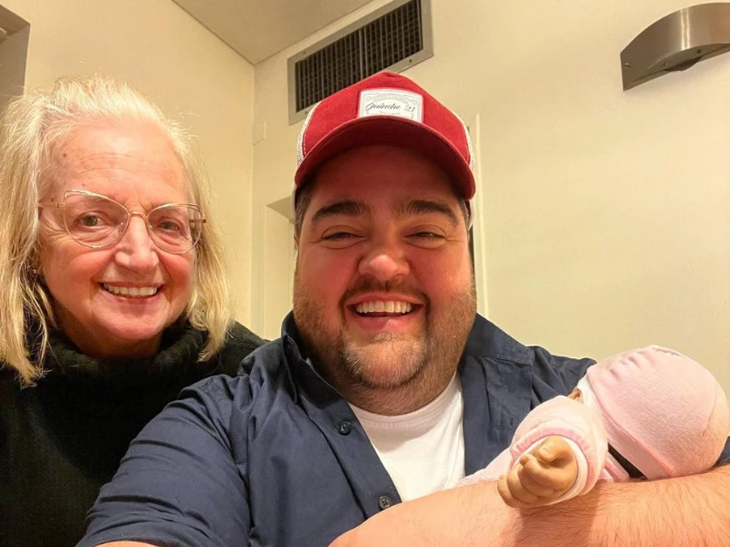 Dario Barassi y su mamá, Laura