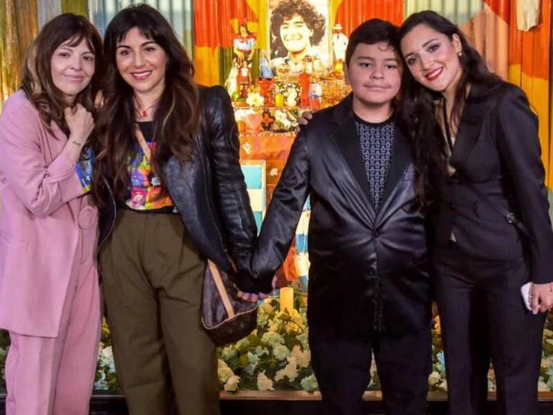Todos los hijos de Diego Maradona los recordaron con muchísima emoción a 3 años de su muerte