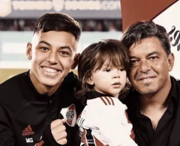Así es la vida de Matías, el hijo de Marcelo Gallardo y Geraldine La Rosa