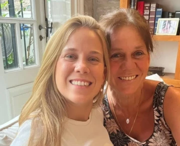 Marina Charpentier y su hija menor, Samanta