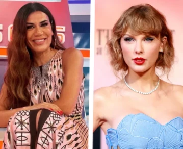 Flor de la V furiosa con Taylor Swift