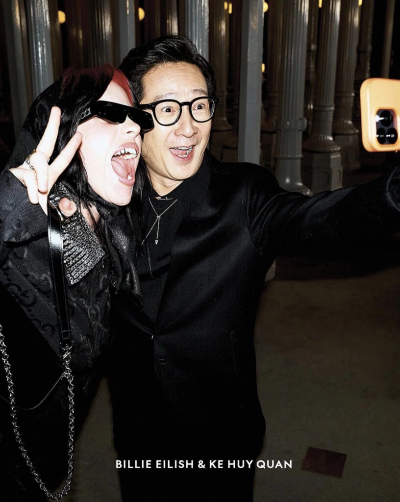 Billie Eilish y Ke Huy Quan.