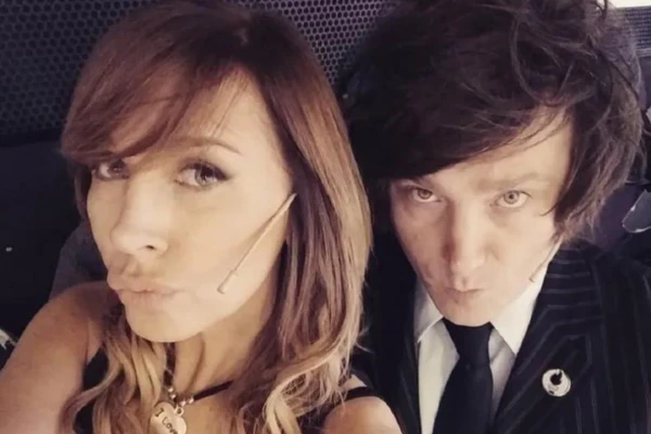 Javier Milei y Daniela Pérez